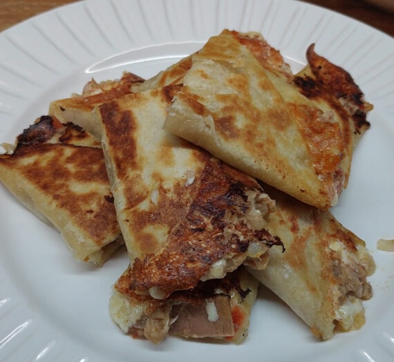 Elaboración de unos Burritos de Atún con final feliz.