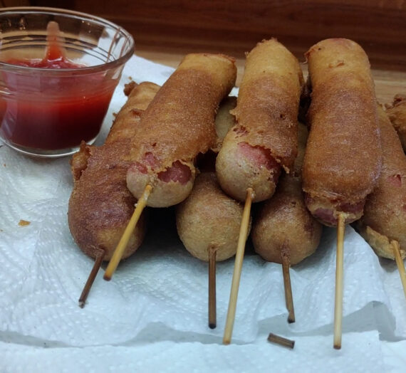 Corn Dogs. De fácil preparación y con el fin de compartir a todos.