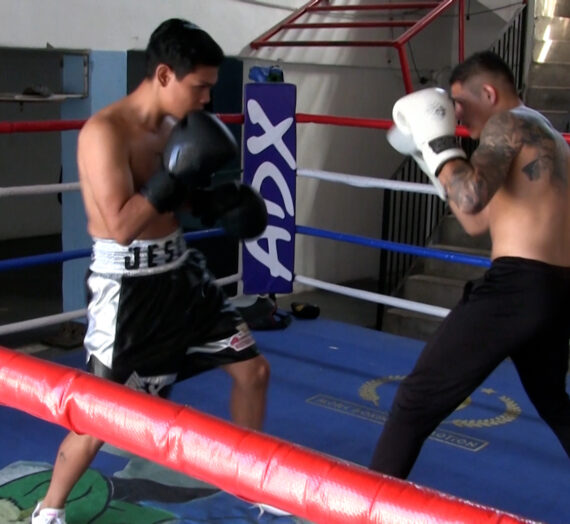 Una demostración de la práctica del Boxeo.