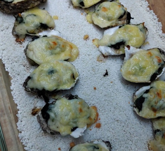 Ostiones Rockefeller Express