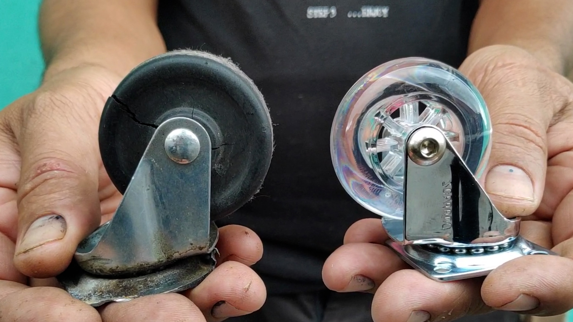 Demostración de cambio y soldadura de llantas de polímero.