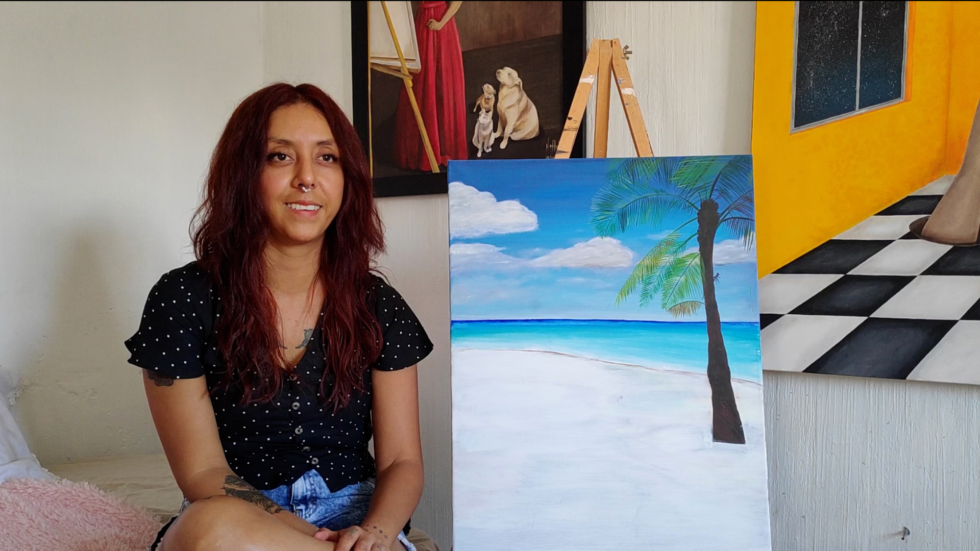 La historia de Geidi en la Pintura al Óleo.